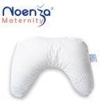 Coussin d'aillaitement NOENZA MATERNITY TWINS pour JUMEAUX sans housse Enveloppe antibactérienne imperméable BLANC