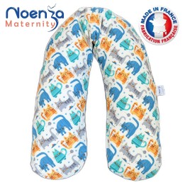 Coussin d'allaitement NOENZA + housse ZAK 100% COTON OEKOTEX