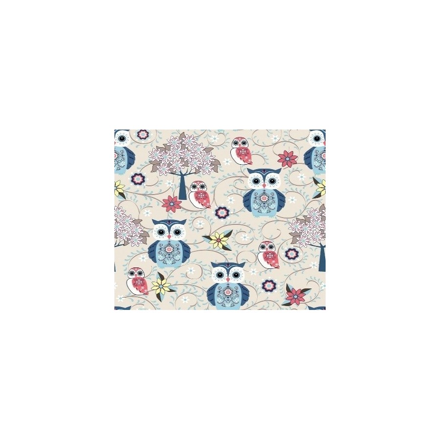 Housse Noenza Maternity Léo Chouettes 100% COTON OEKOTEX